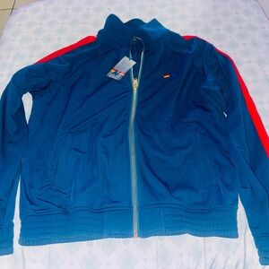 Aviator Nation Blue Puffer Jacket